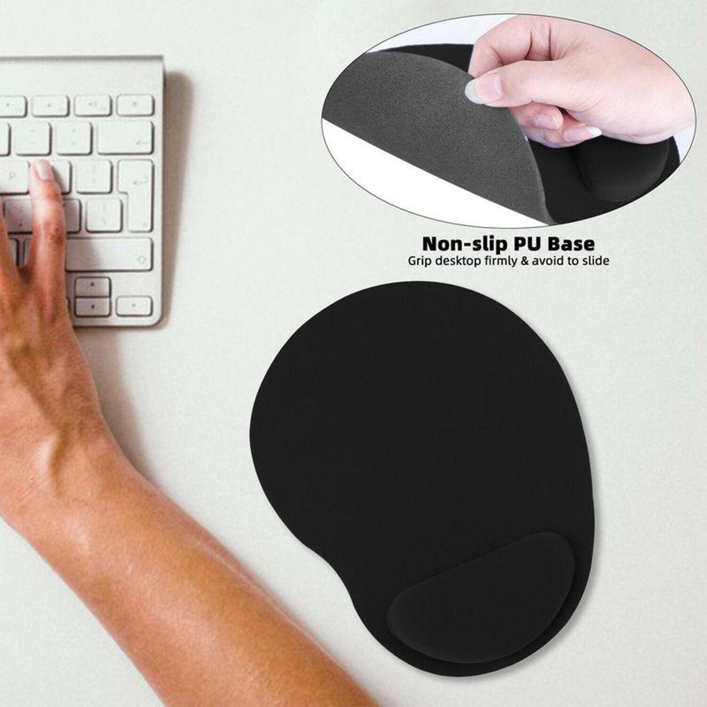 6161a Wrist S Mouse Pad Used For Mouse While Using Computer.