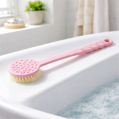 Back Scrubber For Shower Dry Body Brush Back Brush Long Handle (1 Pc  B Grade)