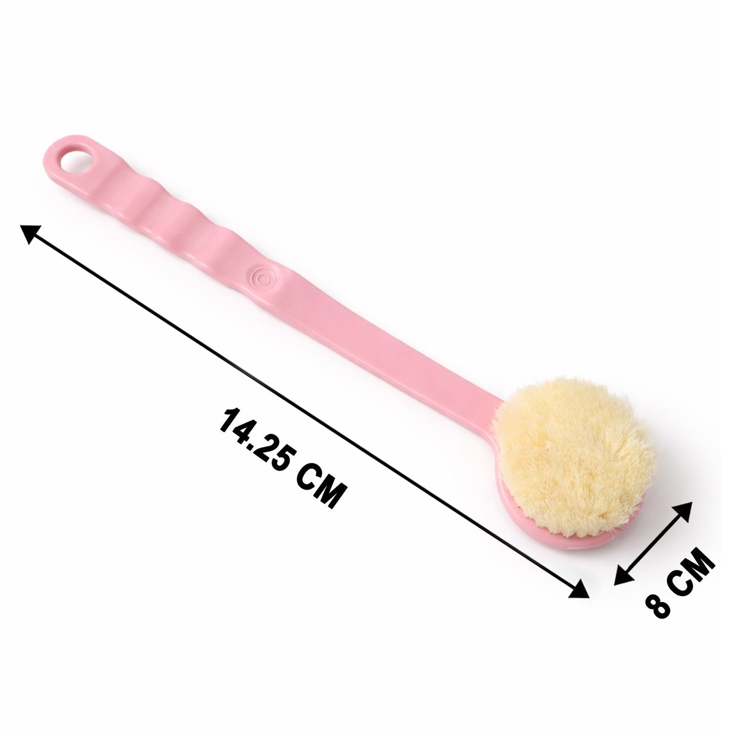 Back Scrubber For Shower Dry Body Brush Back Brush Long Handle (1 Pc  B Grade)