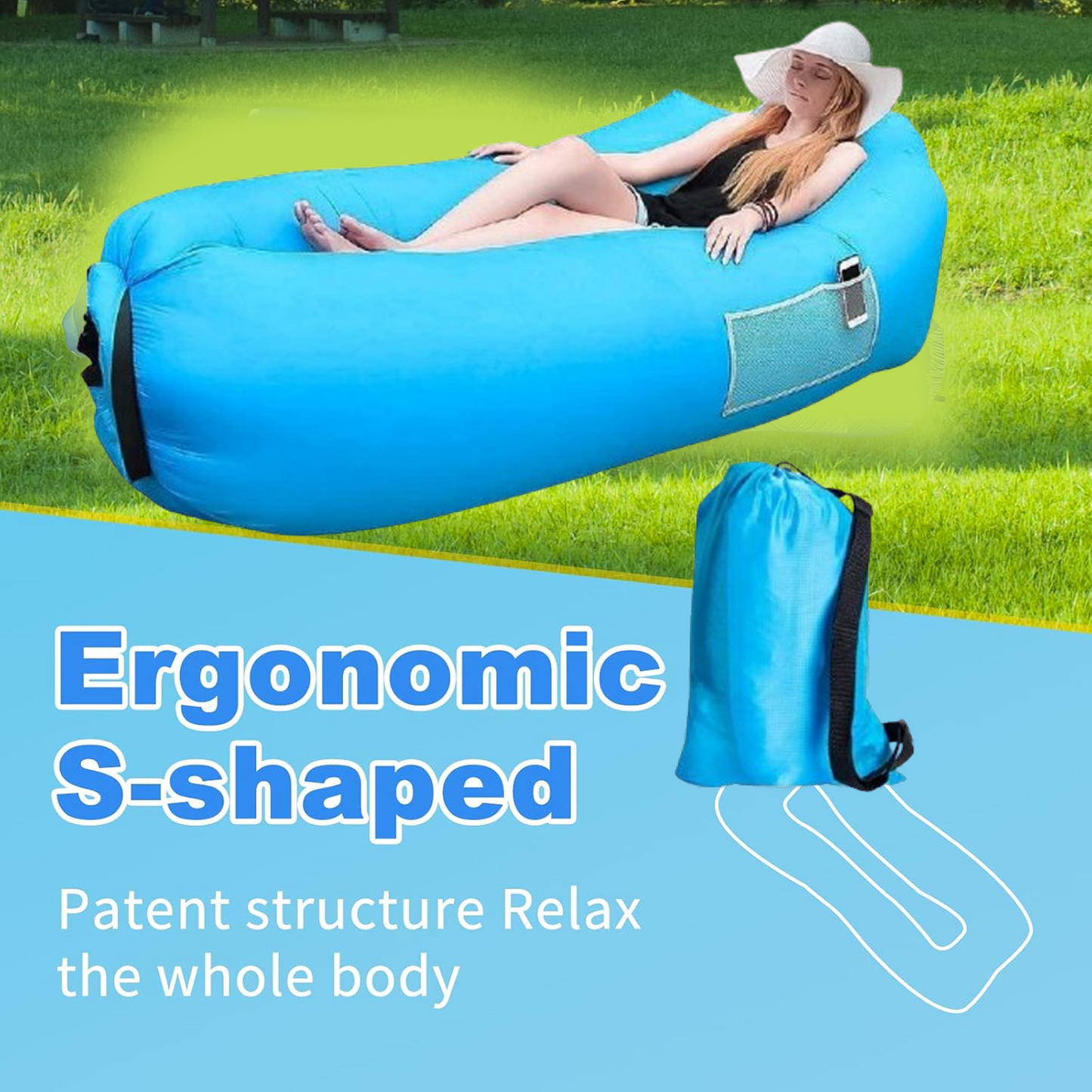 Camping Inflatable Lounger Sofa