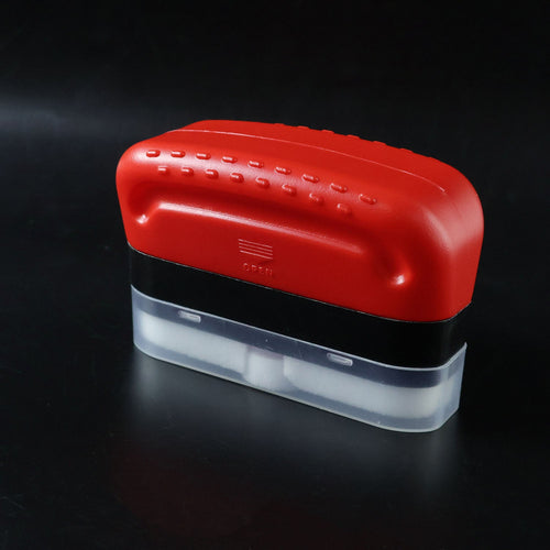 ⭐ 2-in-1 Car Oil Film Cleaning Brush with Foam Head &amp; Ergonomic Handle