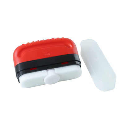 ⭐ 2-in-1 Car Oil Film Cleaning Brush with Foam Head &amp; Ergonomic Handle