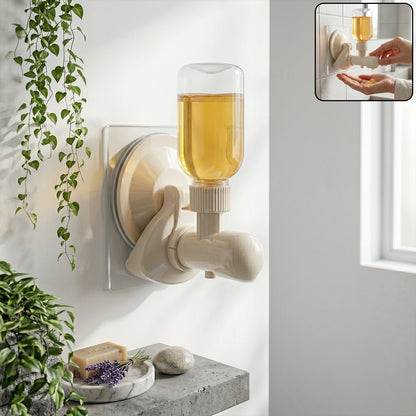 🧴 Liquid Soap Dispenser – Wall-Mount with Strong Suction Cup
