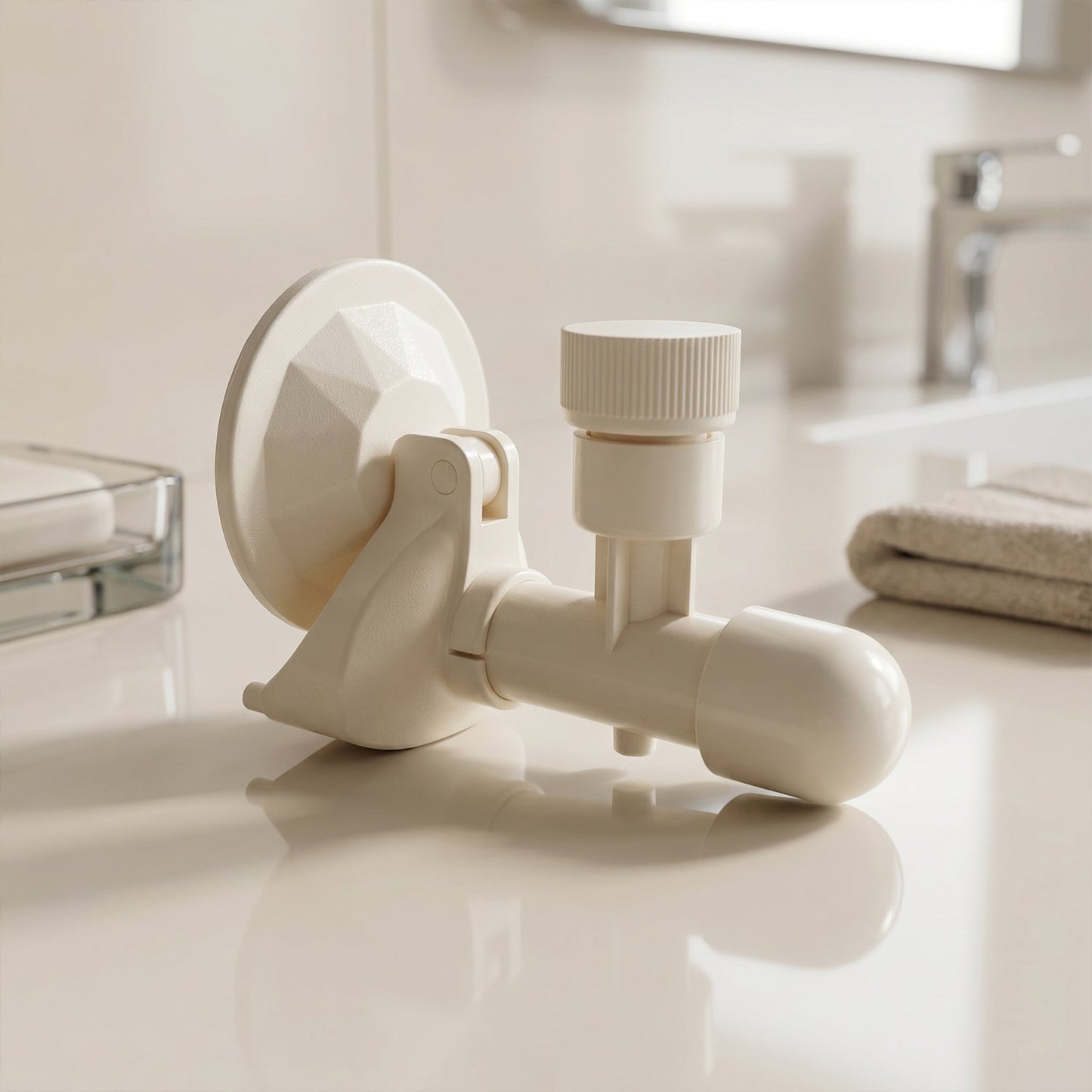 🧴 Liquid Soap Dispenser – Wall-Mount with Strong Suction Cup